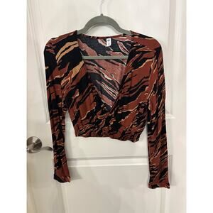 Animal Print Blouse by BP.